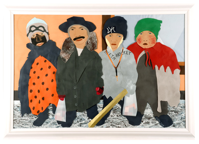 Fettisdagsgubbar fr&aring;n Alfta